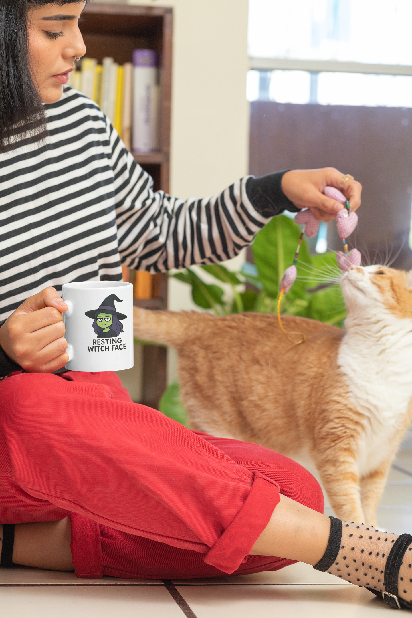 Resting Witch Face Mug