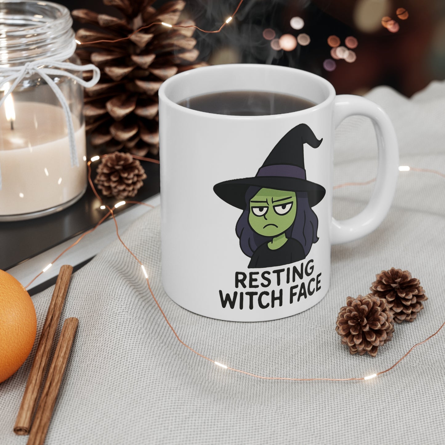 Resting Witch Face Mug
