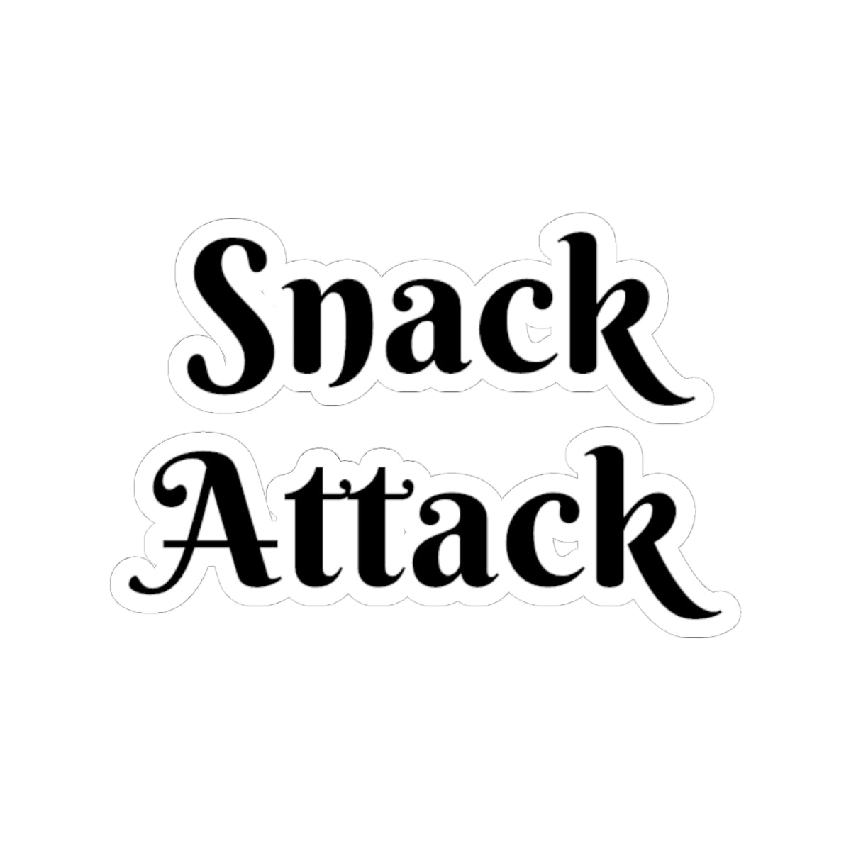 Snack Attack Sticker