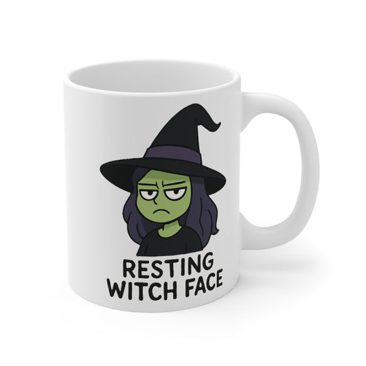 Resting Witch Face Mug