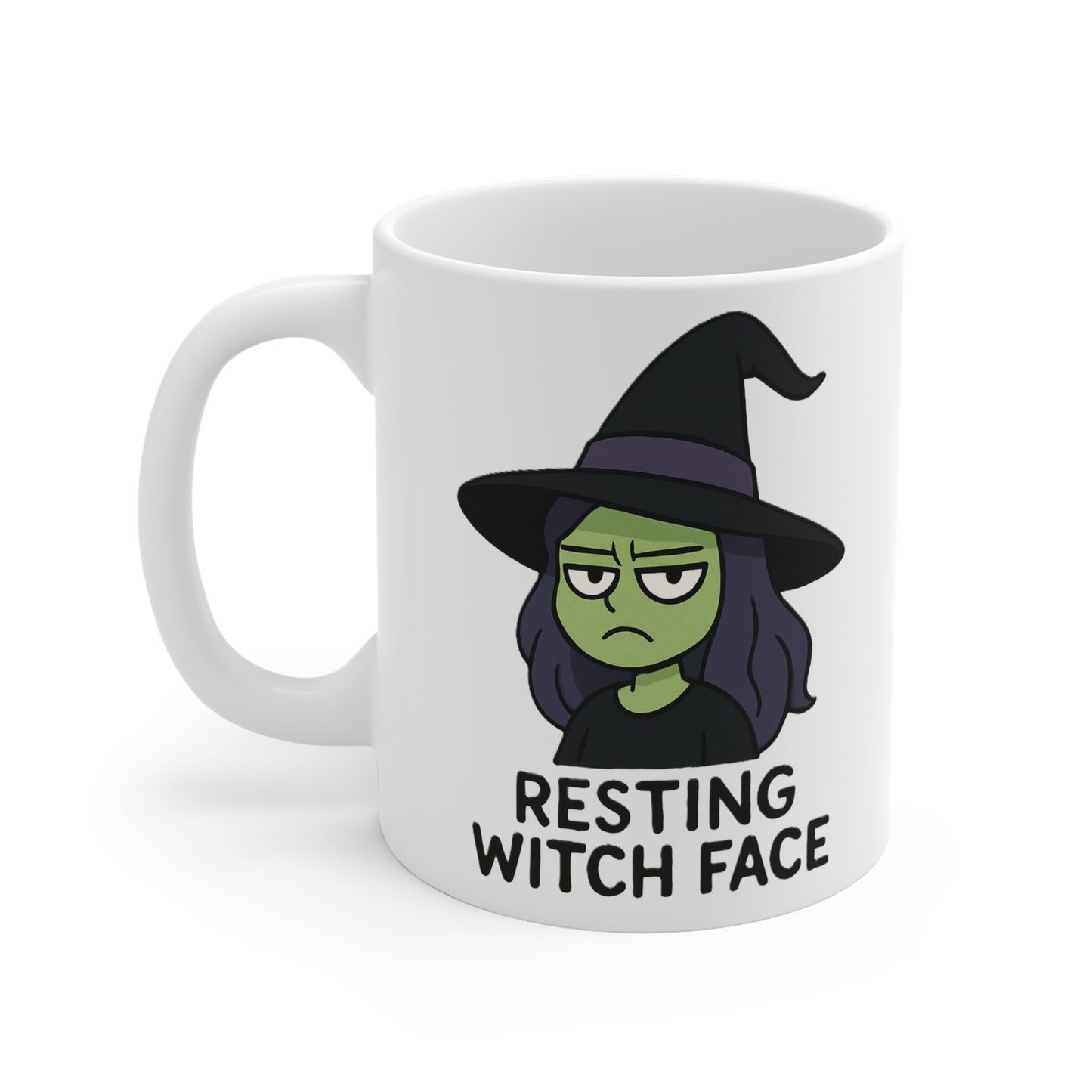Resting Witch Face Mug