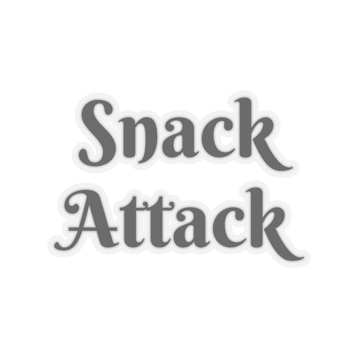 Snack Attack Sticker