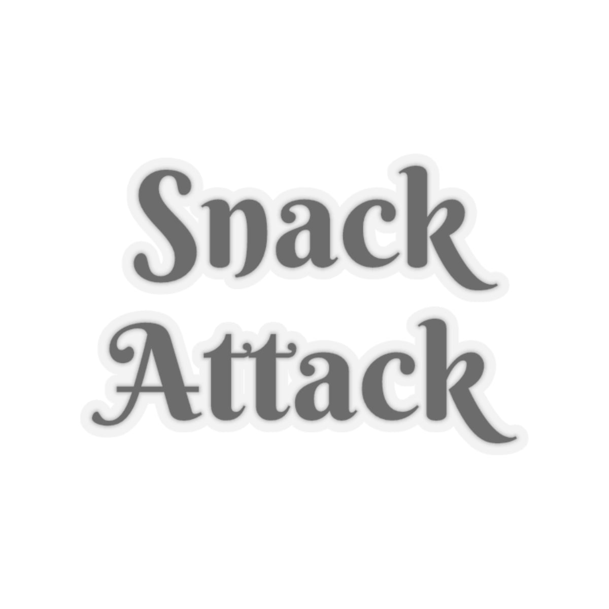 Snack Attack Sticker